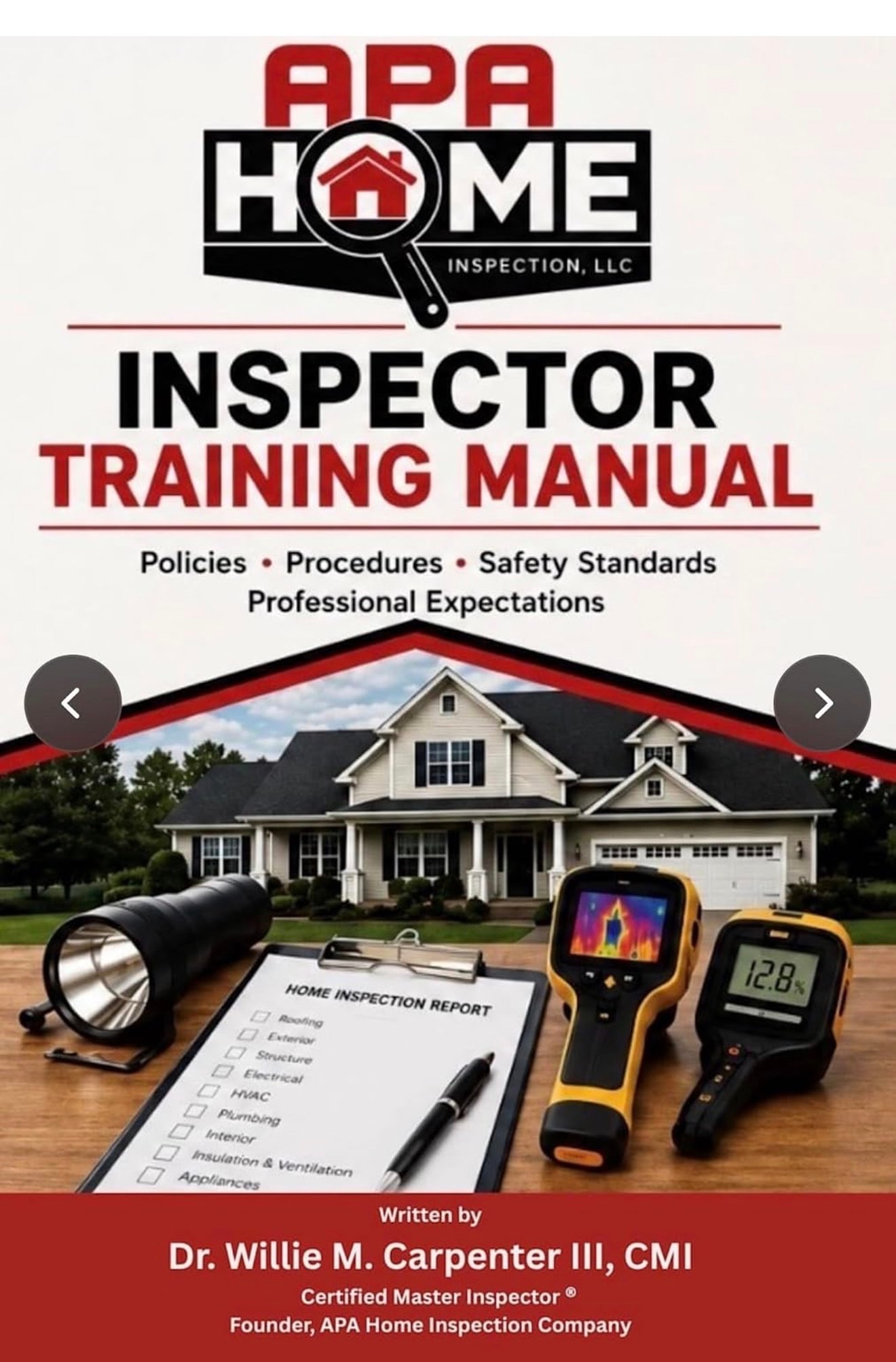 APA Inspector Training Manual book cover